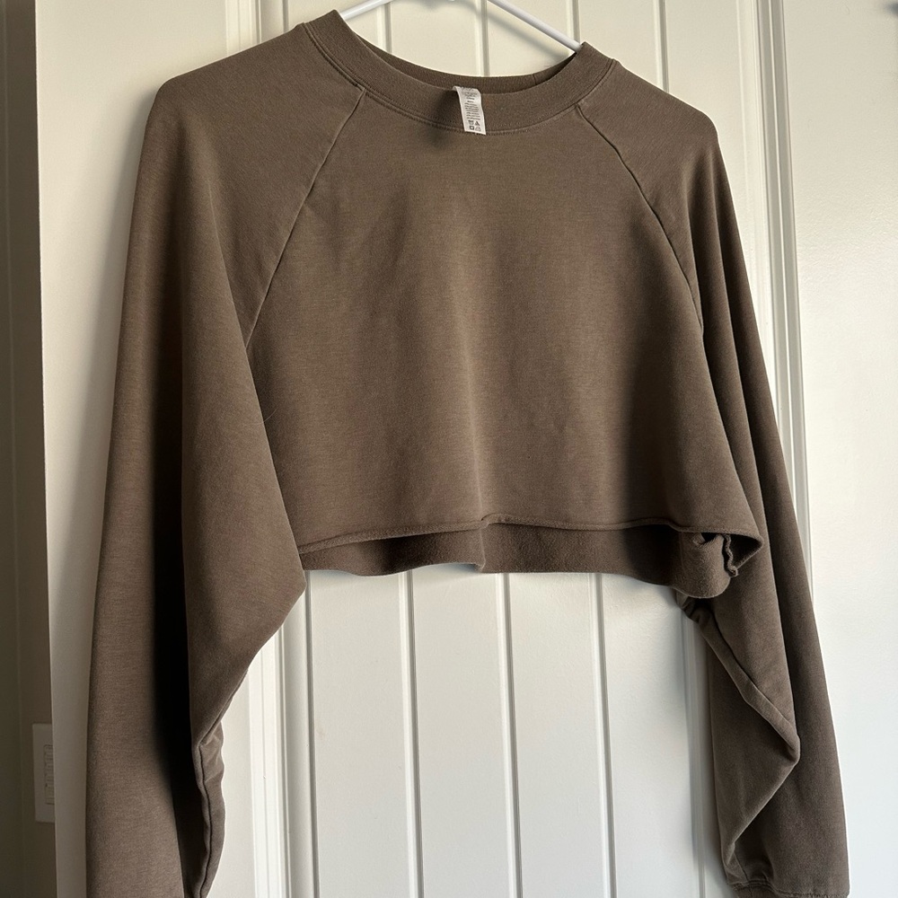 Alo Yoga Cropped Crewneck